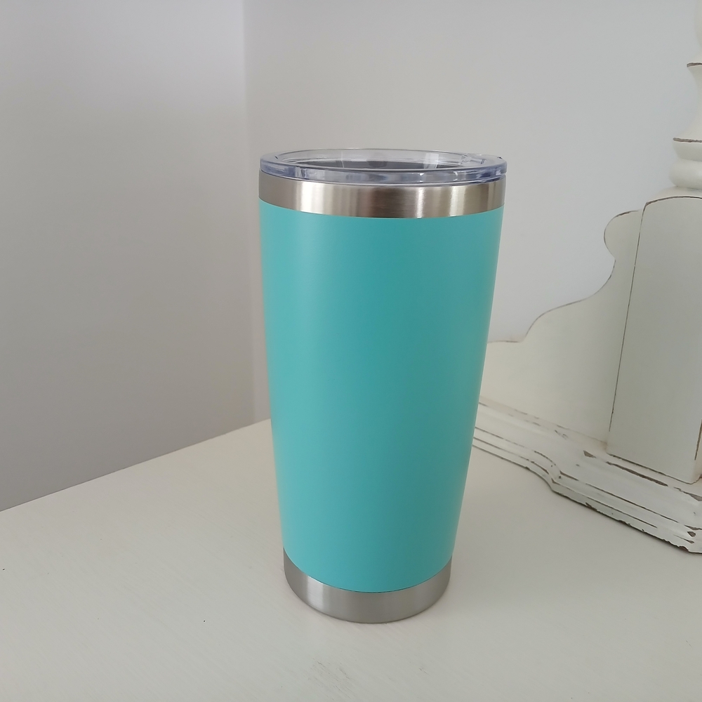 NEW Aqua Stainless Steel Tumbler